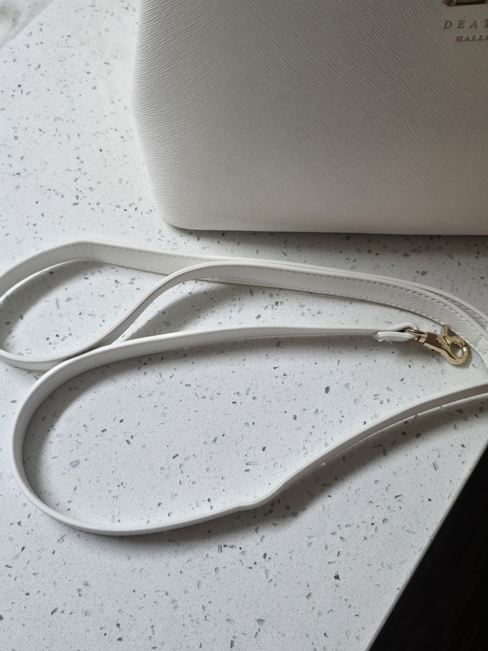 Loungefly Harry Potter Deathly Hallows White Satchel with Crossbody Strap - Picture 9 of 11